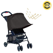 Load image into Gallery viewer, Stroller Accessories Baby Stroller Sun Shade Cover UV Resistant Awning Windshield Rain Cover Baby Summer Activity Gear
