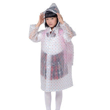 Load image into Gallery viewer, Yuding Waterproof Plastic kids-raincoat for girls boys Impermeable Poncho Children school bag rain cover Rain coat Jacket set