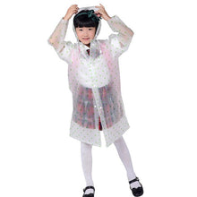 Load image into Gallery viewer, Yuding Waterproof Plastic kids-raincoat for girls boys Impermeable Poncho Children school bag rain cover Rain coat Jacket set