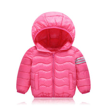 Load image into Gallery viewer, Boys and girls' children's wear in autumn and winter Light and thin down cotton padded clothes Baby warm coat 23456 years old