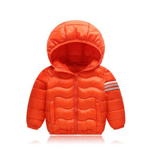 Load image into Gallery viewer, Boys and girls' children's wear in autumn and winter Light and thin down cotton padded clothes Baby warm coat 23456 years old