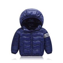 Load image into Gallery viewer, Boys and girls' children's wear in autumn and winter Light and thin down cotton padded clothes Baby warm coat 23456 years old