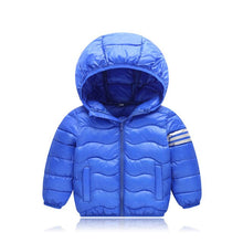 Load image into Gallery viewer, Boys and girls' children's wear in autumn and winter Light and thin down cotton padded clothes Baby warm coat 23456 years old
