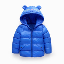 Load image into Gallery viewer, Boys and girls' children's wear in autumn and winter Light and thin down cotton padded clothes Baby warm coat 23456 years old
