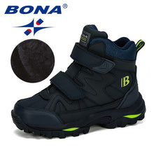 Load image into Gallery viewer, BONA 2019 New Popular Style Winter Children's Snow Boots Boys Girls Fashion Waterproof Warm Shoes Kids Thick Mid Non-Slip Boots