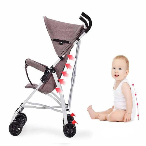Multifunctional Baby Stroller Folding carrying Lightweight Stroller
