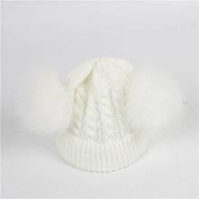 Load image into Gallery viewer, Baby Hat Pompon Winter Scarf Children Hat Knitted Cute Cap For Girls Boys Casual Solid Color Girls Hat Baby Cap