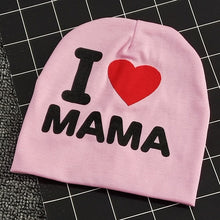 Load image into Gallery viewer, I LOVE PAPA / MAMA Cap Cute Letter Print Warm Hat For Newborn Kids