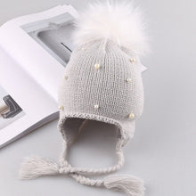 Load image into Gallery viewer, Cute kid babies Beanies caps Crochet Winter Warm Knit Hats Baby Boy Girl