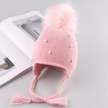 Load image into Gallery viewer, Cute kid babies Beanies caps Crochet Winter Warm Knit Hats Baby Boy Girl