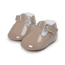 Load image into Gallery viewer, Newborn Baby Girls Shoes PU leather Buckle First Walkers Red Black Pink White Blue