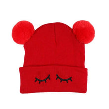 Load image into Gallery viewer, Baby Hat Pompon Winter Scarf Children Hat Knitted Cute Cap For Girls Boys Casual Solid Color Girls Hat Baby Cap