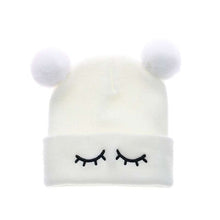 Load image into Gallery viewer, Baby Hat Pompon Winter Scarf Children Hat Knitted Cute Cap For Girls Boys Casual Solid Color Girls Hat Baby Cap