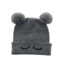 Load image into Gallery viewer, Baby Hat Pompon Winter Scarf Children Hat Knitted Cute Cap For Girls Boys Casual Solid Color Girls Hat Baby Cap