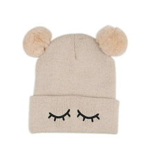 Load image into Gallery viewer, Baby Hat Pompon Winter Scarf Children Hat Knitted Cute Cap For Girls Boys Casual Solid Color Girls Hat Baby Cap