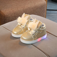 Load image into Gallery viewer, Size 21-30 Children's Led Sneakers Girls Glowing Kids Shoes for Girls Luminous Girls Sneakers Baby Kid Shoes with Backlight Sole
