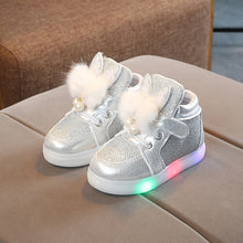 Load image into Gallery viewer, Size 21-30 Children's Led Sneakers Girls Glowing Kids Shoes for Girls Luminous Girls Sneakers Baby Kid Shoes with Backlight Sole