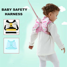 Load image into Gallery viewer, Baby Toddler Safety Harness Anti-Lost Back Belt Leash Walker Shoulder Strap Walking Learning Assistant Outdoor Activity Gear