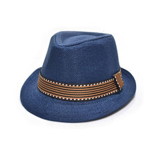 Load image into Gallery viewer, Fashion Baby Hat Baby Cap Children Kid Summer Beach Straw Hat Jazz Cap For Boy Girl Outdoor Hat Photography Prop Trilby Sunhat