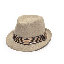 Load image into Gallery viewer, Fashion Baby Hat Baby Cap Children Kid Summer Beach Straw Hat Jazz Cap For Boy Girl Outdoor Hat Photography Prop Trilby Sunhat