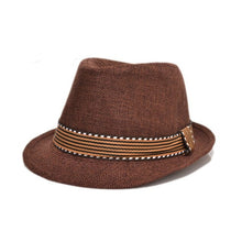 Load image into Gallery viewer, Fashion Baby Hat Baby Cap Children Kid Summer Beach Straw Hat Jazz Cap For Boy Girl Outdoor Hat Photography Prop Trilby Sunhat
