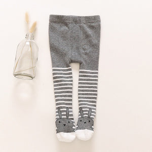 Baby Girl Stockings Cotton Warm Pantyhose Solid Cartoon Newborn