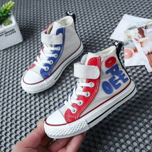 Load image into Gallery viewer, Kids Shoes Canvas High Top Children's Sneakers Boys Girls Casual Shoes Korean Breathable Student Sport Shoes Sapato Infantil