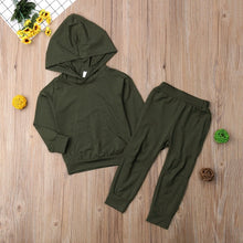 Load image into Gallery viewer, CANIS Children Kids Baby Boys Girls Toddler Girl Hoodie Clothes Set Hooded Sweatsuit T-shirt Top Pants Trousers Outfit 2-7Y New