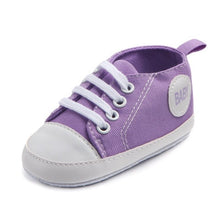 Load image into Gallery viewer, Unicorn graffiti newborn baby girl boys shoes soft shoes dinosaur printing infant toddler hard bottom crib shoes first walking s