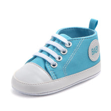 Load image into Gallery viewer, Unicorn graffiti newborn baby girl boys shoes soft shoes dinosaur printing infant toddler hard bottom crib shoes first walking s