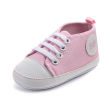 Load image into Gallery viewer, Unicorn graffiti newborn baby girl boys shoes soft shoes dinosaur printing infant toddler hard bottom crib shoes first walking s