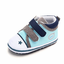 Load image into Gallery viewer, Unicorn graffiti newborn baby girl boys shoes soft shoes dinosaur printing infant toddler hard bottom crib shoes first walking s