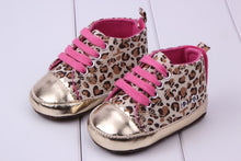 Load image into Gallery viewer, Unicorn graffiti newborn baby girl boys shoes soft shoes dinosaur printing infant toddler hard bottom crib shoes first walking s