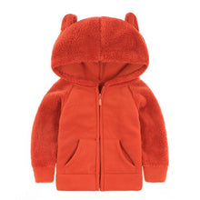 Load image into Gallery viewer, SVELTE Fall Winter for Children Boys' Fur Soft Fleece Hoody Girls Hooded Jacket Outerwear Coat Clothing with Cartoon Bear Ears