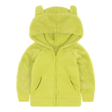 Load image into Gallery viewer, SVELTE Fall Winter for Children Boys' Fur Soft Fleece Hoody Girls Hooded Jacket Outerwear Coat Clothing with Cartoon Bear Ears