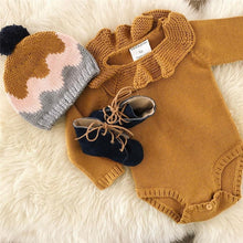 Load image into Gallery viewer, Toddler Casual Baby Girl Winter Sweater Romper Long Sleeve Knitted