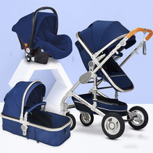 Load image into Gallery viewer, Baby Born Carriage, Foldable stroller gear multifunctional bed