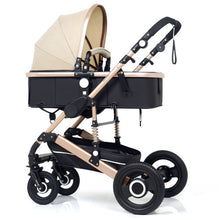 Load image into Gallery viewer, Baby Born Carriage, Foldable stroller gear multifunctional bed