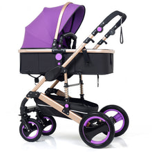 Load image into Gallery viewer, Baby Born Carriage, Foldable stroller gear multifunctional bed