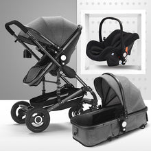 Load image into Gallery viewer, Baby Born Carriage, Foldable stroller gear multifunctional bed