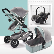 Load image into Gallery viewer, Baby Born Carriage, Foldable stroller gear multifunctional bed