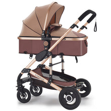 Load image into Gallery viewer, Baby Born Carriage, Foldable stroller gear multifunctional bed