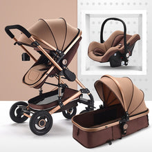 Load image into Gallery viewer, Baby Born Carriage, Foldable stroller gear multifunctional bed