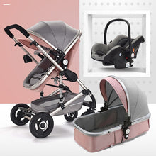 Load image into Gallery viewer, Baby Born Carriage, Foldable stroller gear multifunctional bed
