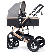 Load image into Gallery viewer, Baby Born Carriage, Foldable stroller gear multifunctional bed