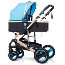 Load image into Gallery viewer, Baby Born Carriage, Foldable stroller gear multifunctional bed