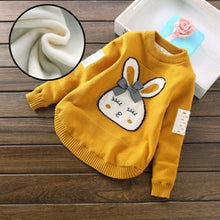 Load image into Gallery viewer, New fashion girls' sweaters 2-14 years children sweaters winter thick girls fashion clothing  T801