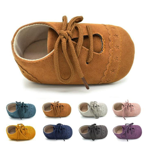 Leather New Classic Sports Sneakers Newborn Baby Boys Girls First Walkers Shoes Infant Toddler Soft Sole Anti-slip 0-18M