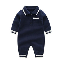 Load image into Gallery viewer, Cute Overalls Baby boys, Rompers Long Sleeve Knitted newborn warm Kids Clothing