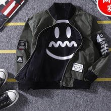 Load image into Gallery viewer, Boy's Jacket 9 Spring 5 New Big Children 6 Two Sides Wear 7 Korean Version 8 Children's Jacket 10  12 Years Old Tide